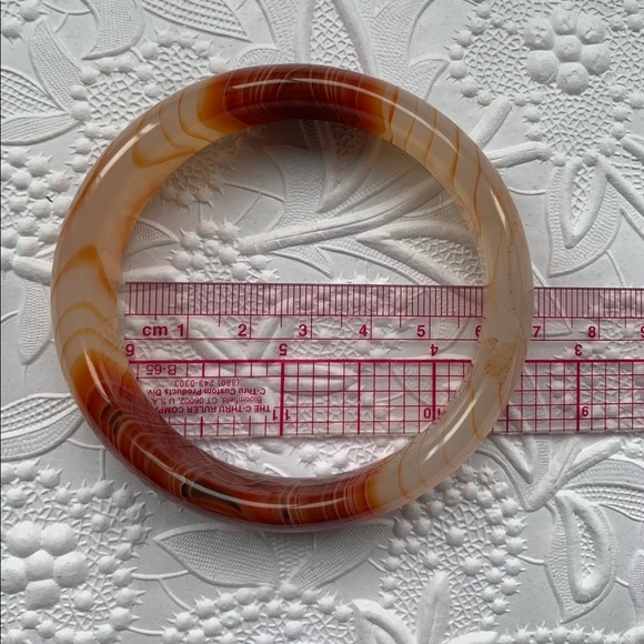 Genuine Agate Bangle - Picture 4 of 5